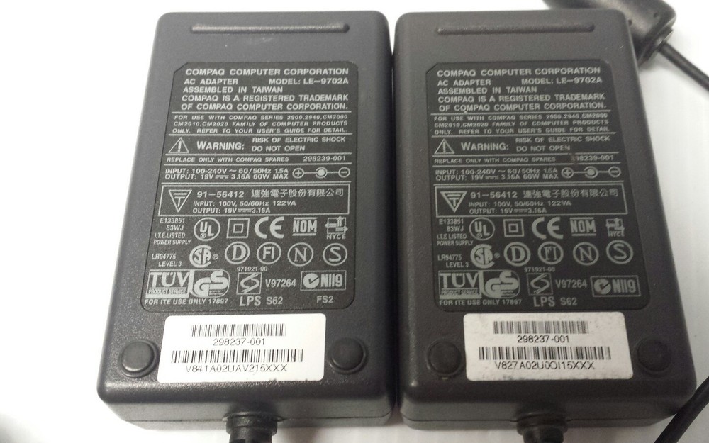 AC ADAPTER COMPAQ LE-9702A
