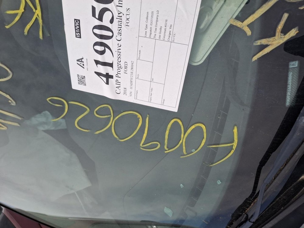 2018 Ford Focus 8.0 Screen Display - Used, No Anti-Theft Code, Reprogram Needed