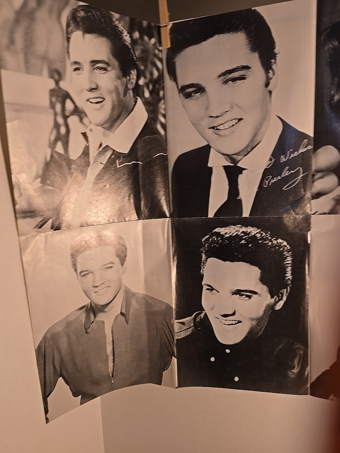 Elvis Poster Vintage "Elvis Lives" 31" x 20.5"