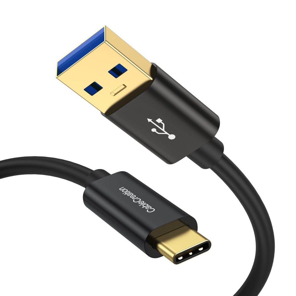 CableCreation USB C to A Cable 3FT, Type C 3FT/0.9m, Dark Black