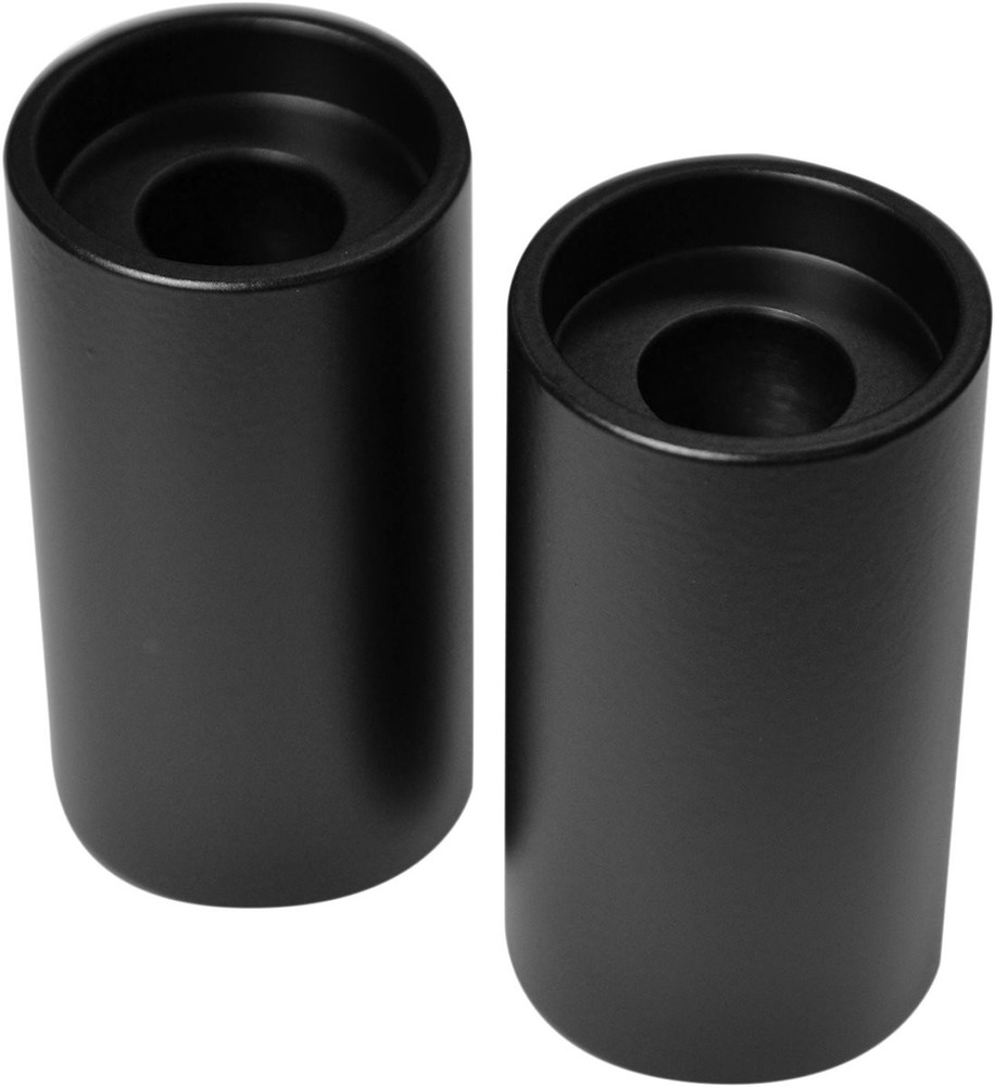 LA Choppers 2" Flat Black Handlebar Riser Extensions (LA-7413-03M)