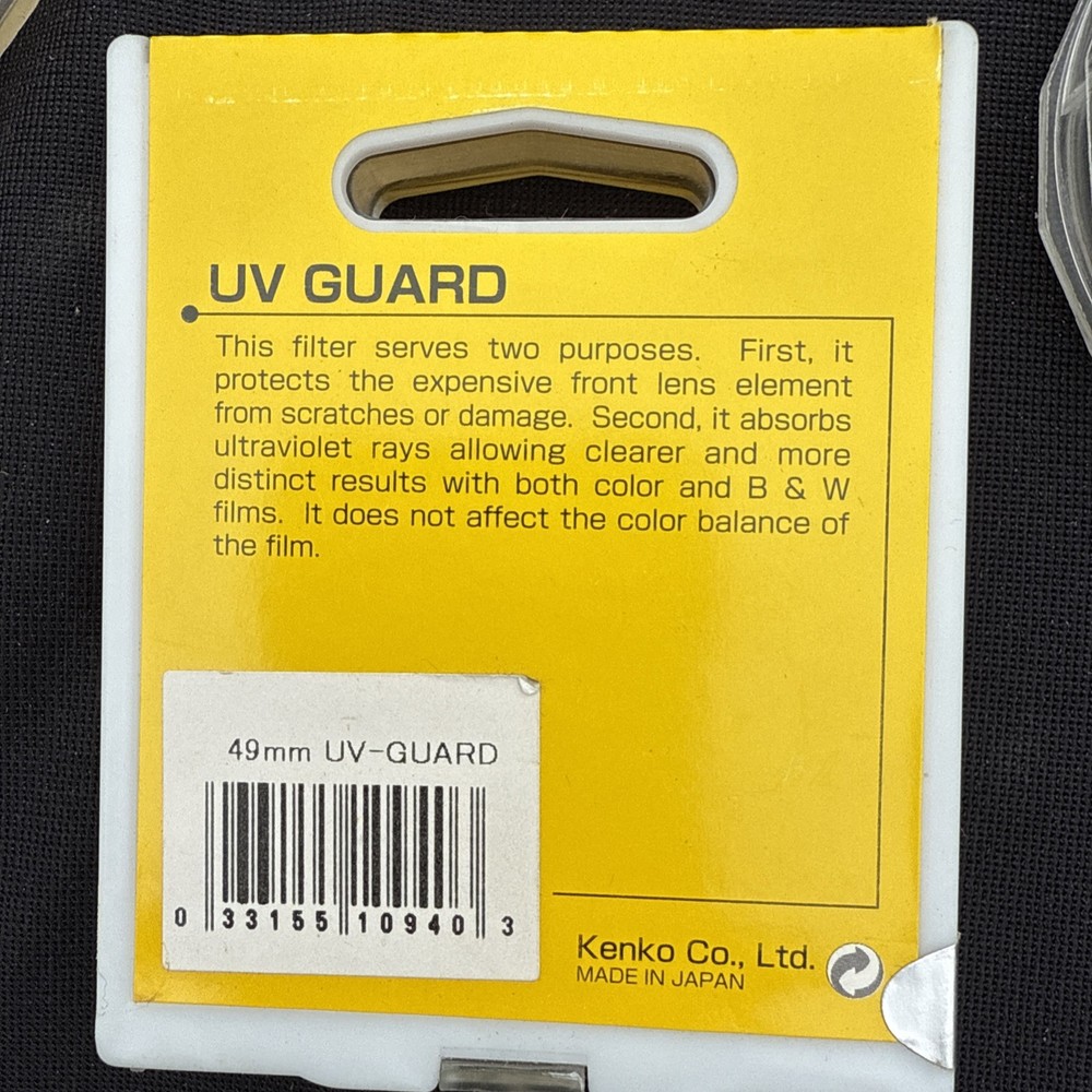 Assorted Camera Filter Lenses