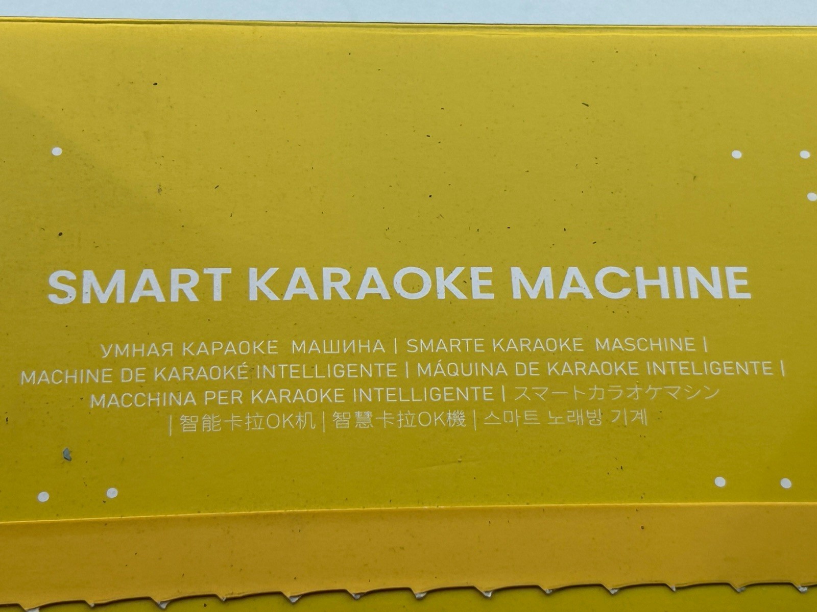 Ikarao Portable Karaoke Machine Party Speaker with Screen 2 Wireless Mics Black