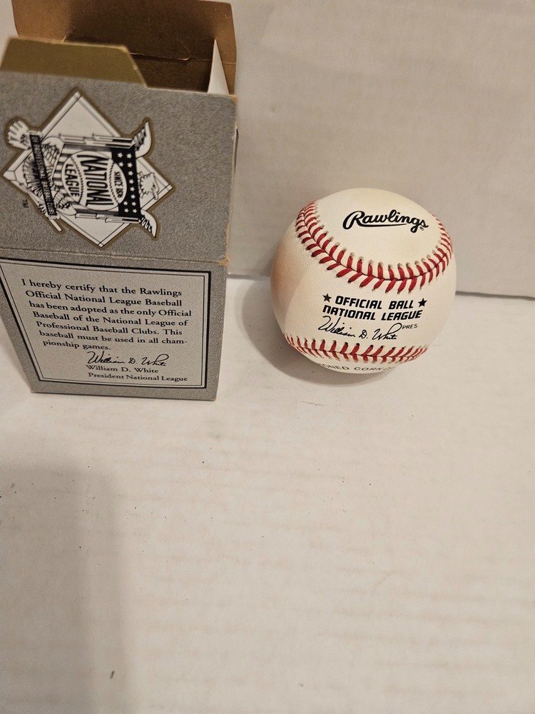 Hank Aaron Autographed Baseball