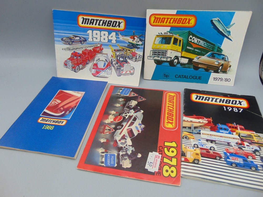 MATCHBOX CATALOGUES - MISCELLANEOUS X 5