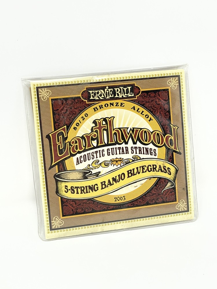 Ernie Ball 2063 Earthwood 5-String Bluegrass Banjo Strings Loop End 9-20