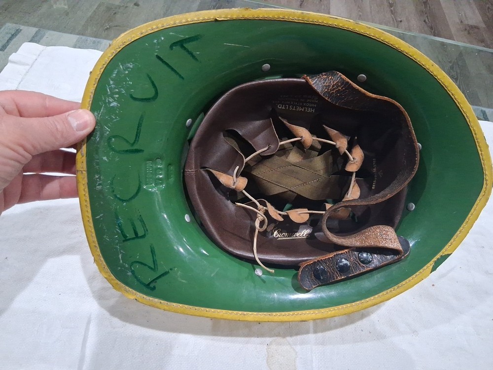 Vintage British Fire Helmet