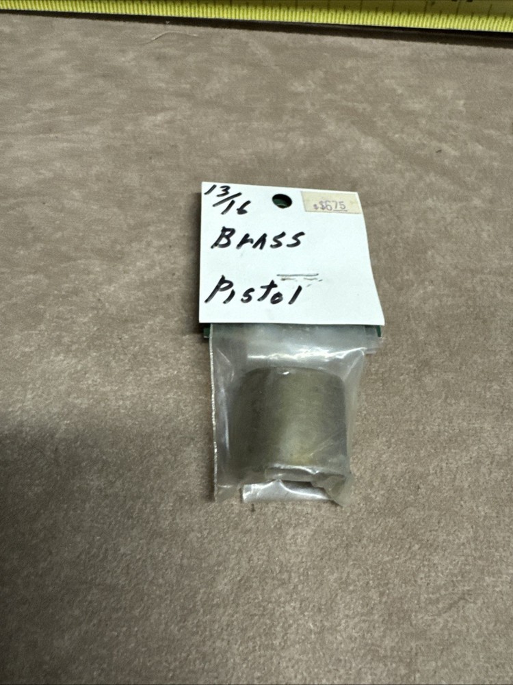 13/16 Muzzleloader Pistol Nose Cap Brass