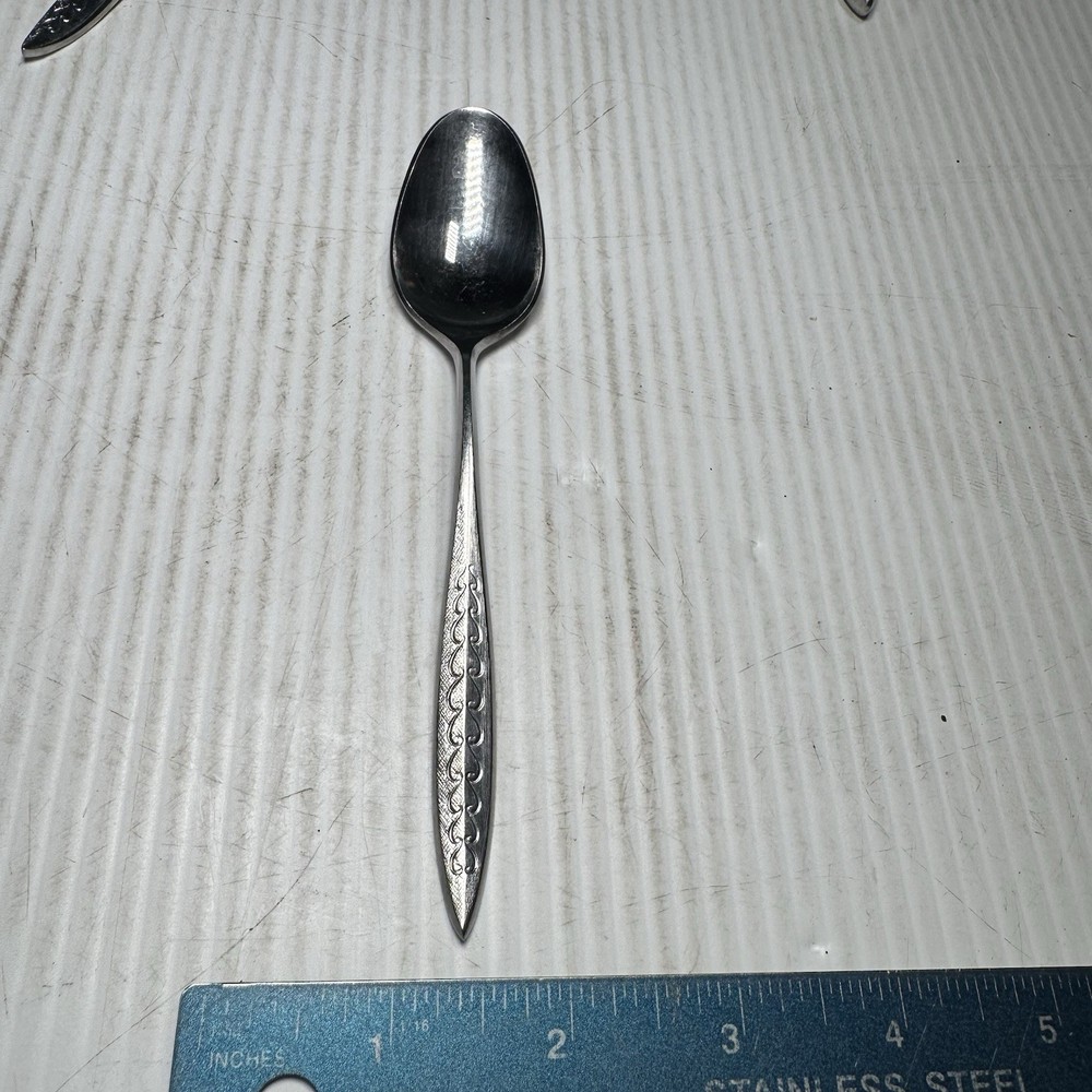 CSM50?? Electroplated Silver By Cosmo Product Co. Tea Spoon
