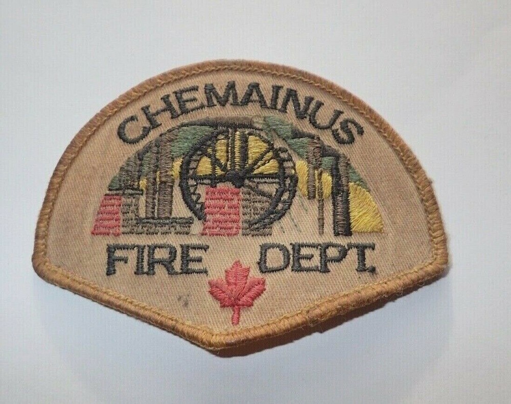 RARE Chemainus Fire Dept Patch - BC CANADA