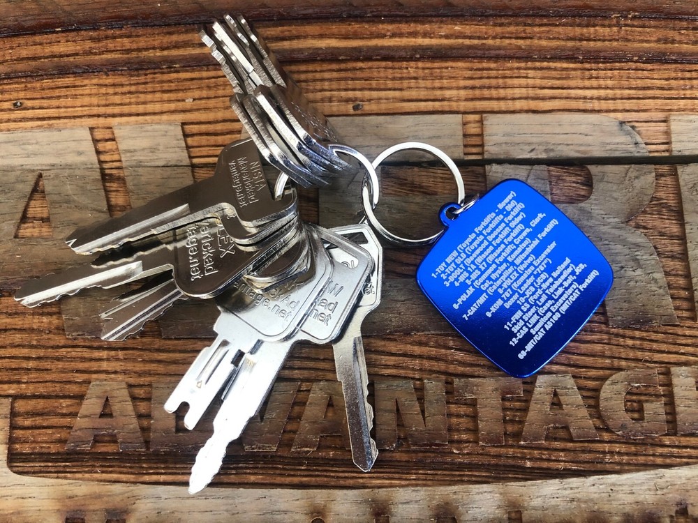 13 pc Forklift Heavy Equipment / Construction Ignition Key Set