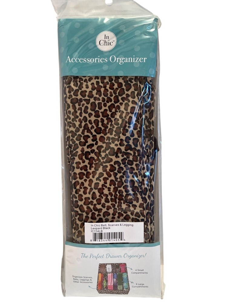 Perfect Drawer Accessory Organizer Storage Sections Compartments Leopard Print