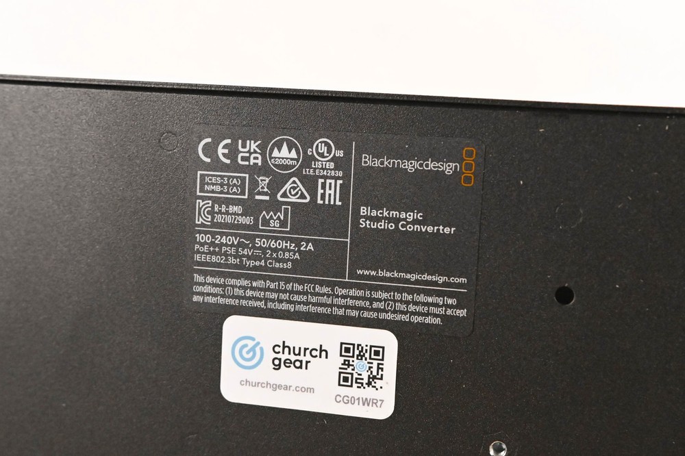 Blackmagic Design Studio Converter CG01WR7