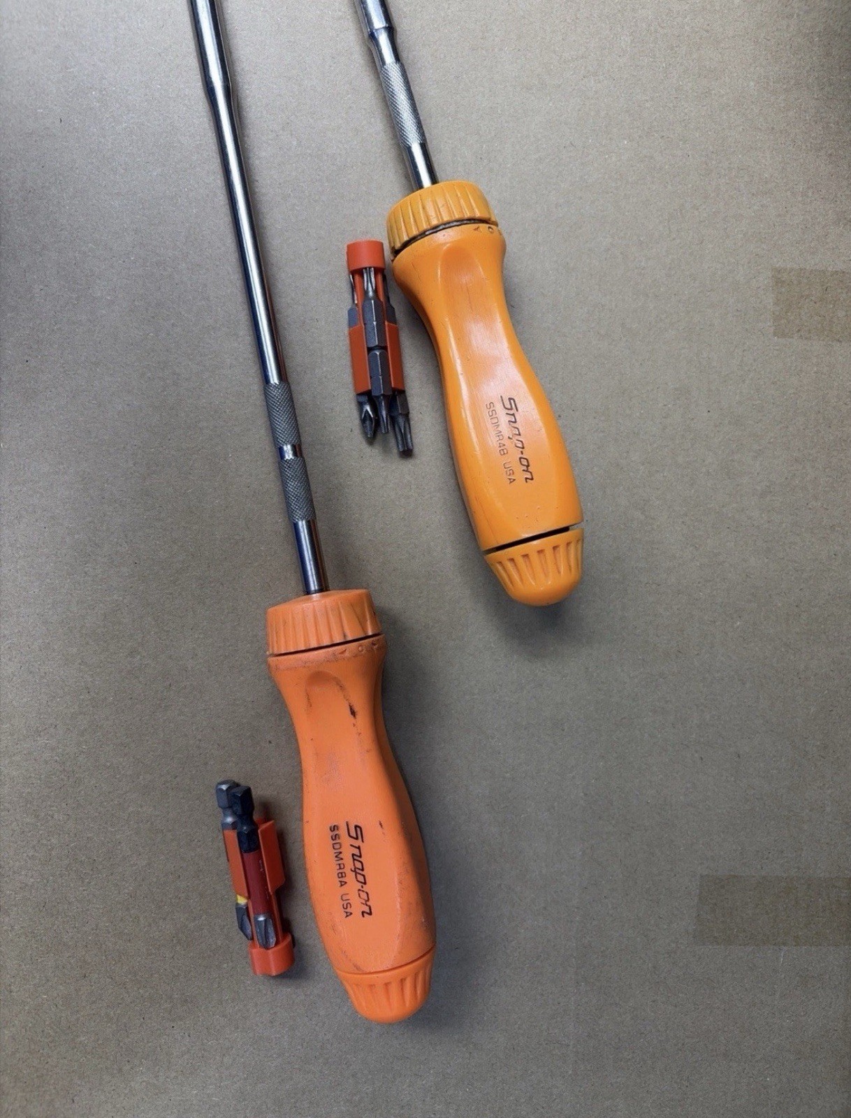 Snap-On SSDMR4B Ratcheting Screwdriver Bit Holder (3D Printed) - Holds 6 bits