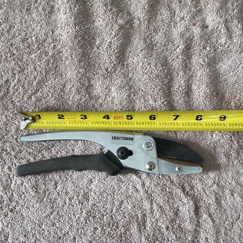 Craftsman Anvil Pruner Silver/Black 8 in
