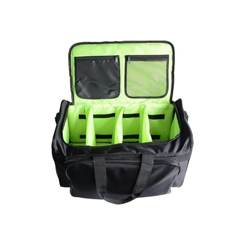 30L Multi-Function Sneaker Bag - Waterproof Duffel with Adjustable 4 Black