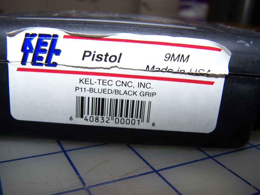 KEL TEC P11 FACTORY PLASTIC PISTOL CASE BOX