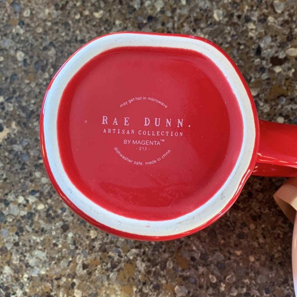 Rae Dunn cookie platter and mug set