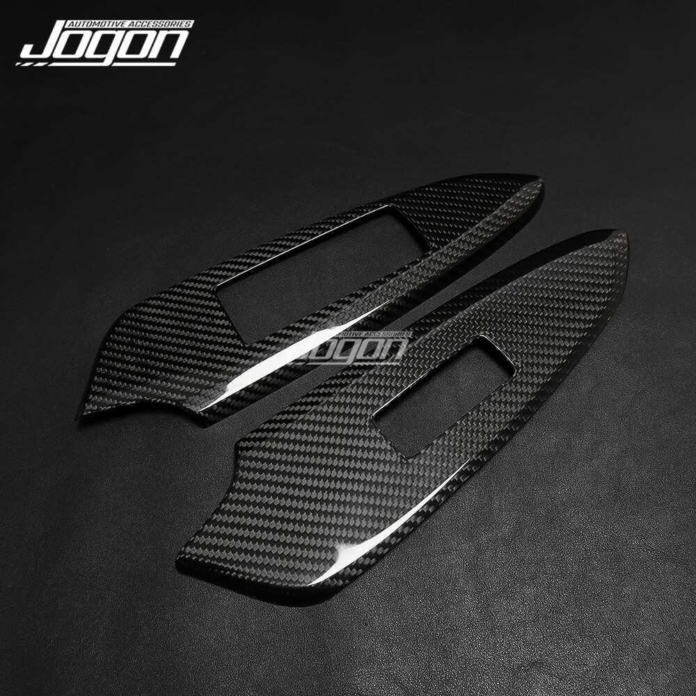 For Lexus RC200 RC300 350 RC F Inner Window Switch Button Panel Trim Real Carbon