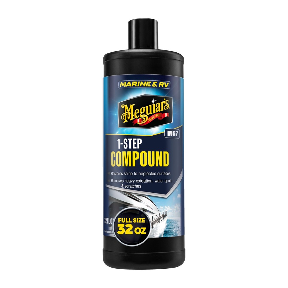 Meguiar's M6732 Marine/rv One Step Compound, Remove Oxidation, Stains,