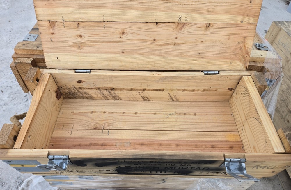 Wooden Box Ammo Crate, Tool Box, Storage