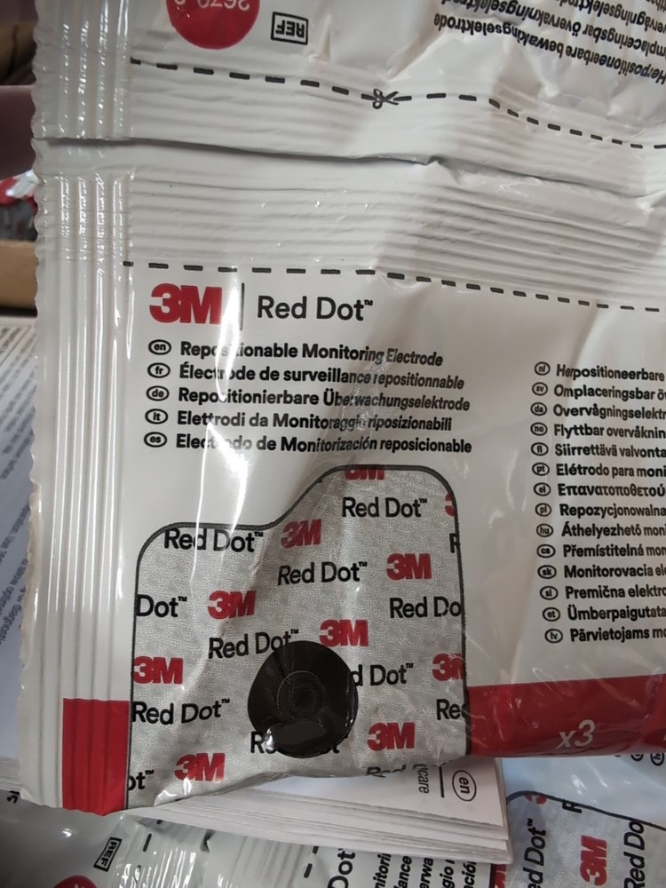 200 Pack ECG EKG Snap Electrode 3M Red Dot 2670-3