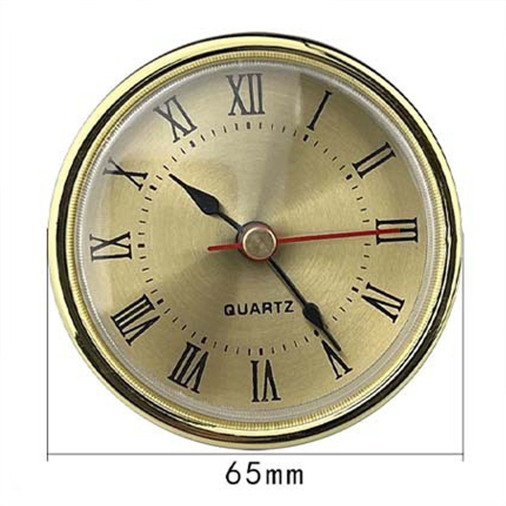 Easy Installation 65mm Clock Inserts with Roman Numerals DIY Clock Repair