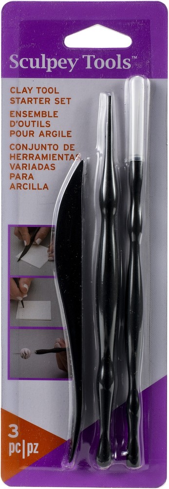 Sculpey Clay Tool Starter Set 3/Pkg-