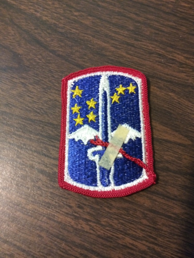 US Army 172nd Infantry Brigade "Blackhawk Brigade" Patch