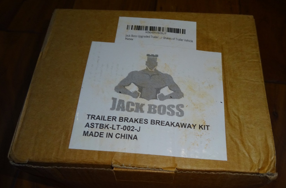 Jack Boss Upgraded Trailer Breakaway Kit, LED Test Controller System with SET