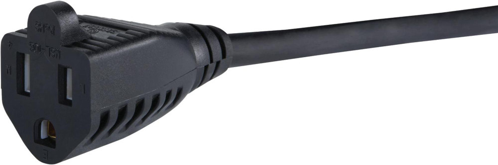 Livewire Essential 14awg AC Extension Cable 50 ft. Black