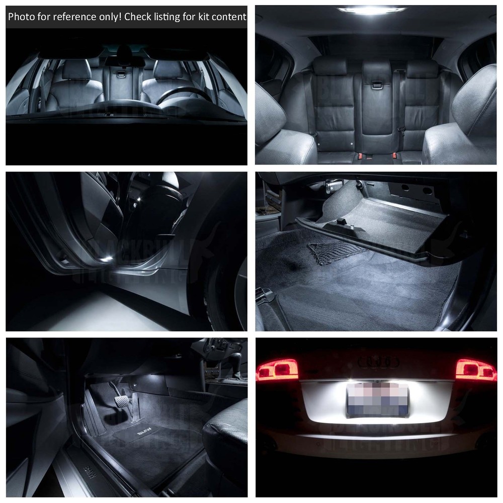 White LED Interior Light Replacement Kit for 2011-2014 Hyundai Sonata 8 BULBS