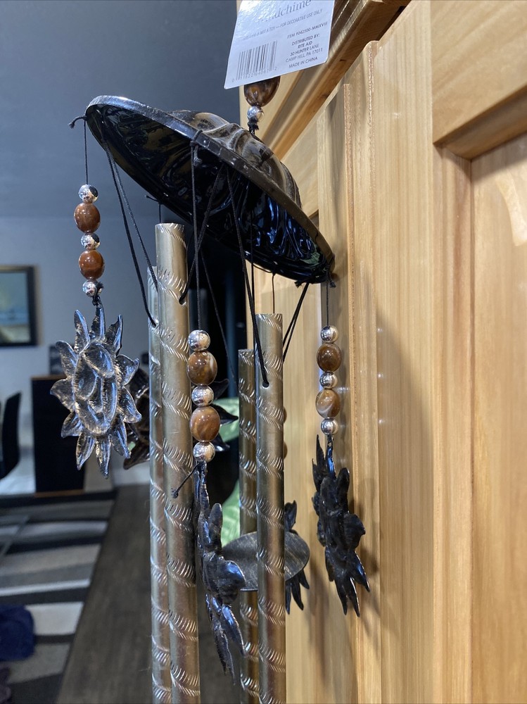 Sun Wind Chime Dark brown /silver CUTE