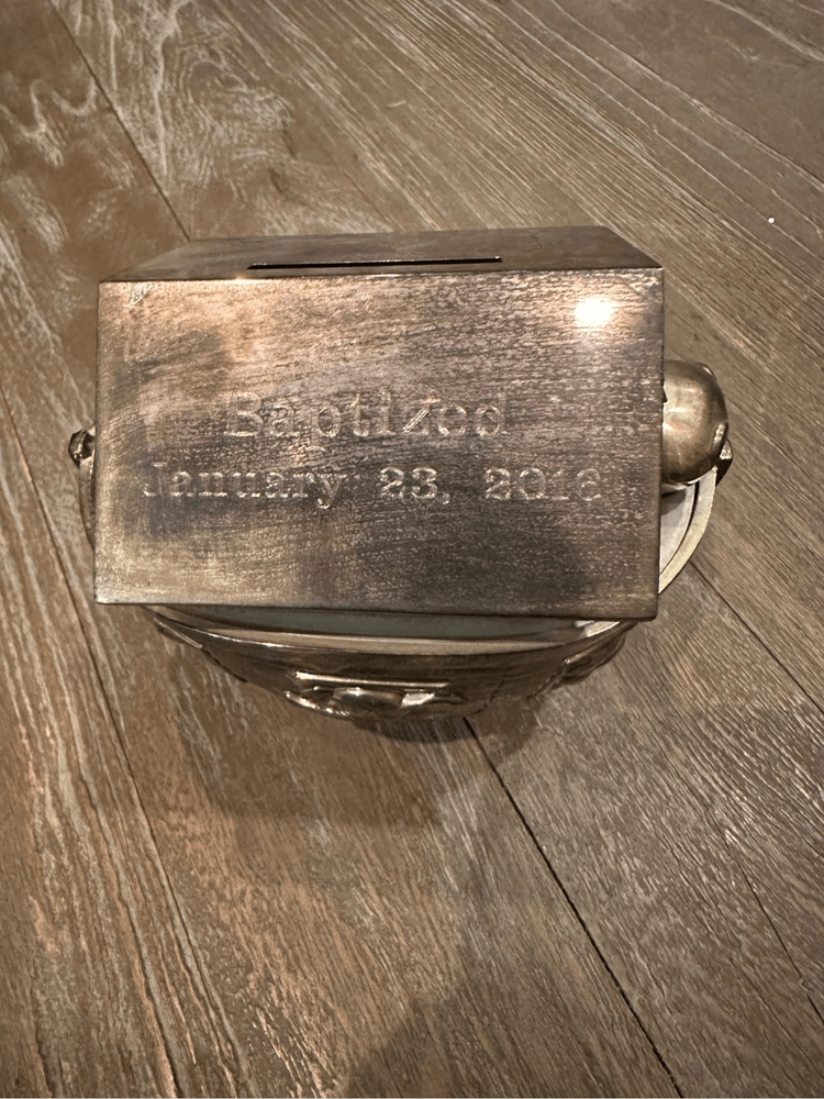 Noah’s ark silver bank- things remembered