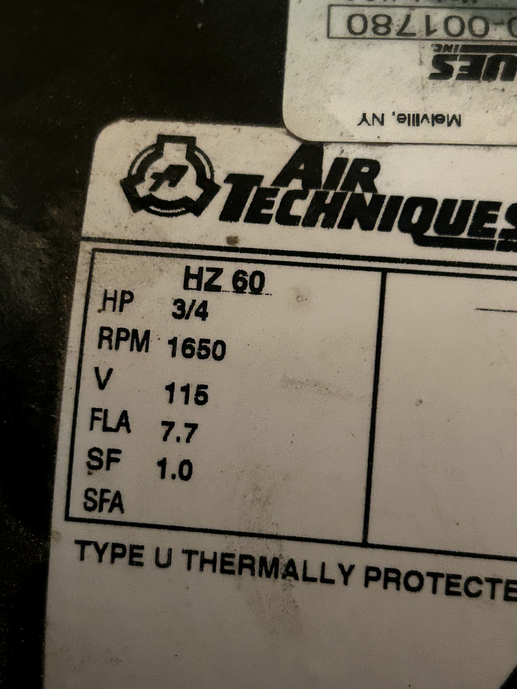 Air Techniques Air Star 10 dental air compressor WORKING