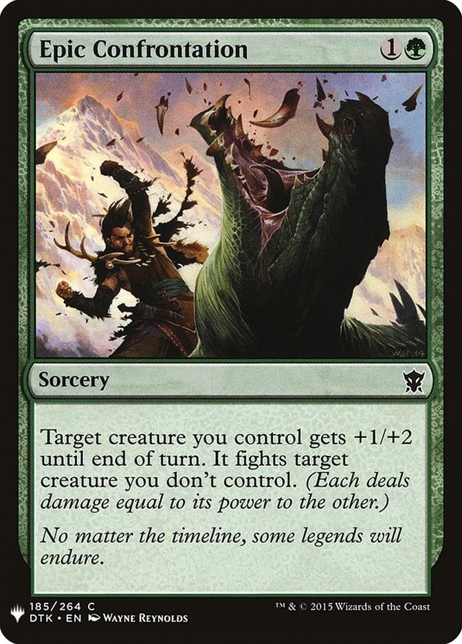 Epic Confrontation The List Reprints 185 MTG LP