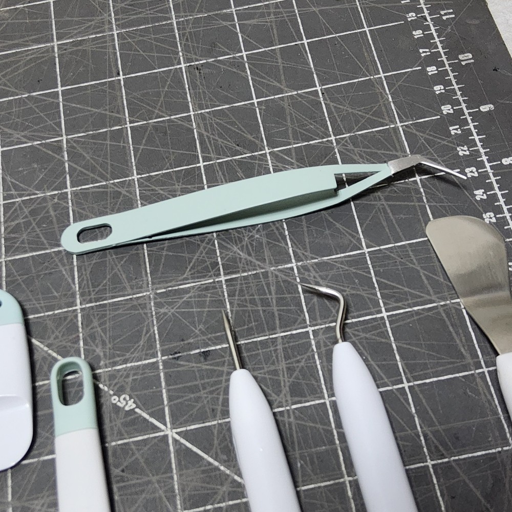 6Pcs craft vinyl weeding tools precision stencil graphics cutting mat printing