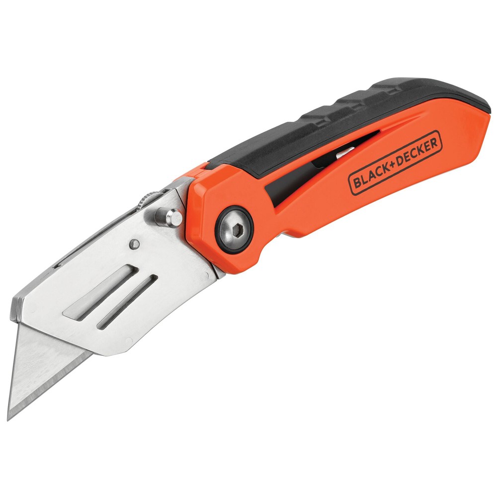 BLACK+DECKER Utility Knife With Blade Storage - BDHT10002
