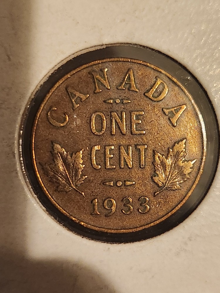 1933 CANADA CENT - HIGH QUALITY - UNCIRCULATED CONDITION BU