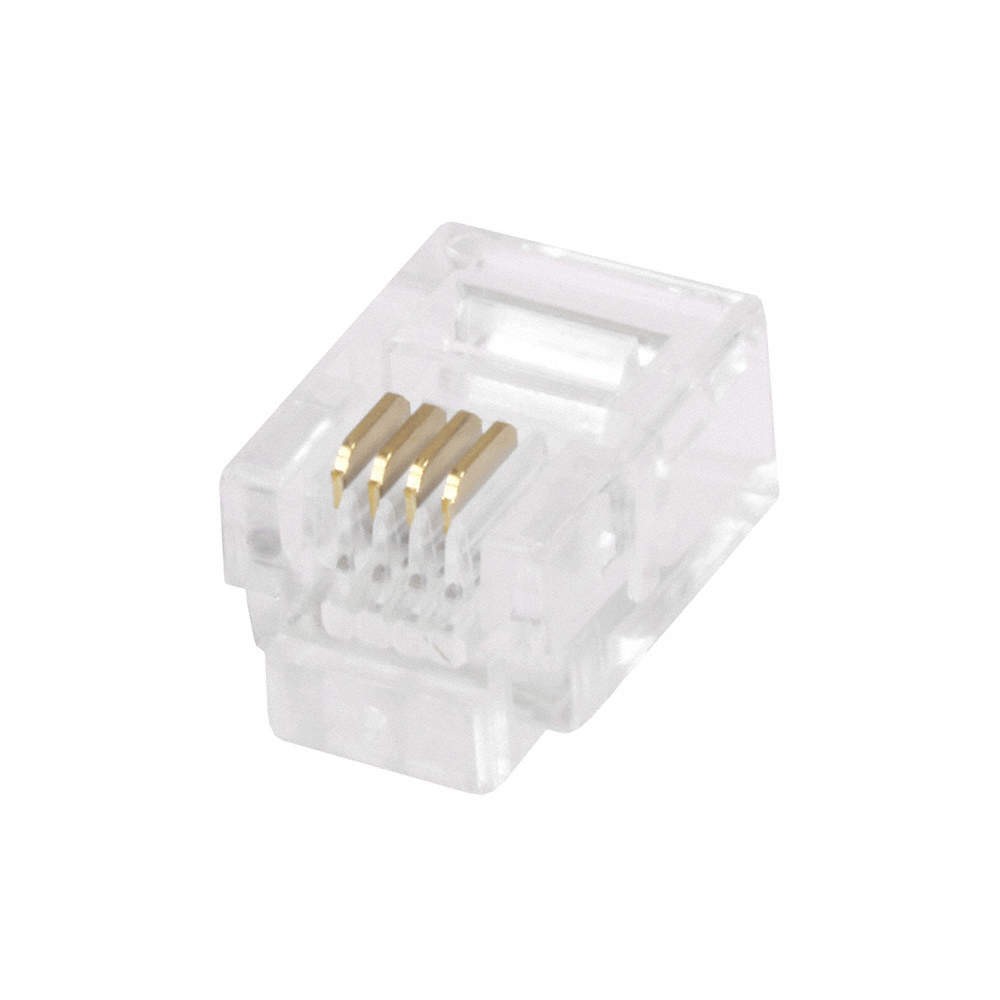 MONOPRICE 7315 Plug,Mod,6P4C,Strander,Stranded,PK50 13U665