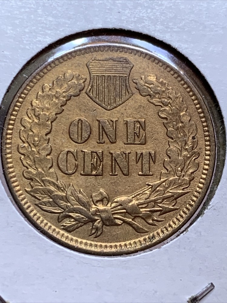 1906 INDIAN HEAD CENT ~ AU+ Condition RB ~ NICE DIE CLASHING!