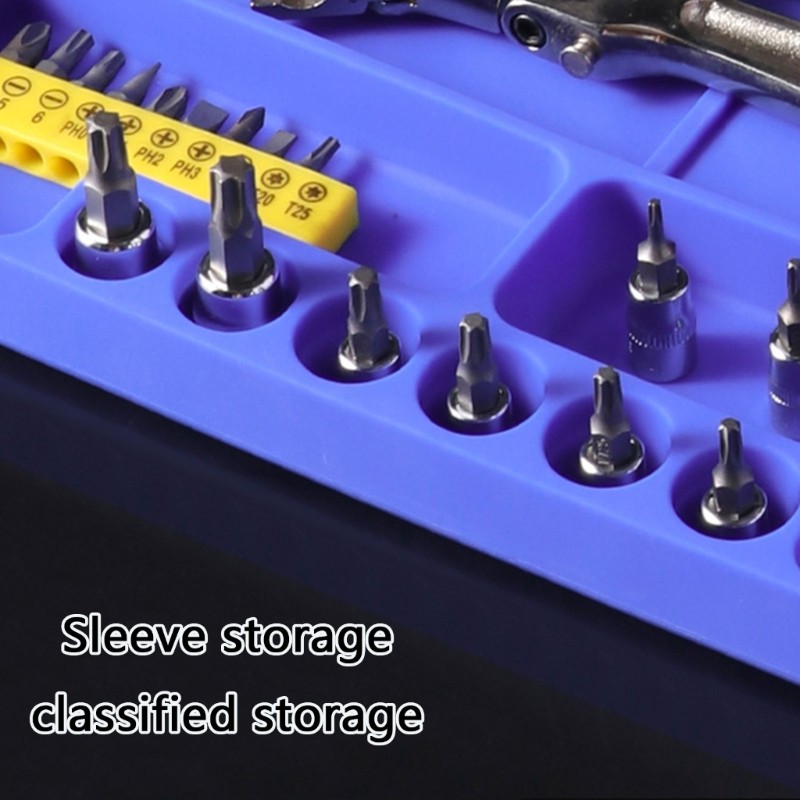 High Temperature Resistant Silicone Tray Mat For Secure Tool Storage Maintenance