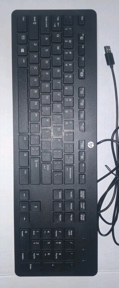 Three New Computer Key Boards, 2 - Wired HP'S and 1 - Wireless RoHs With Mouse!