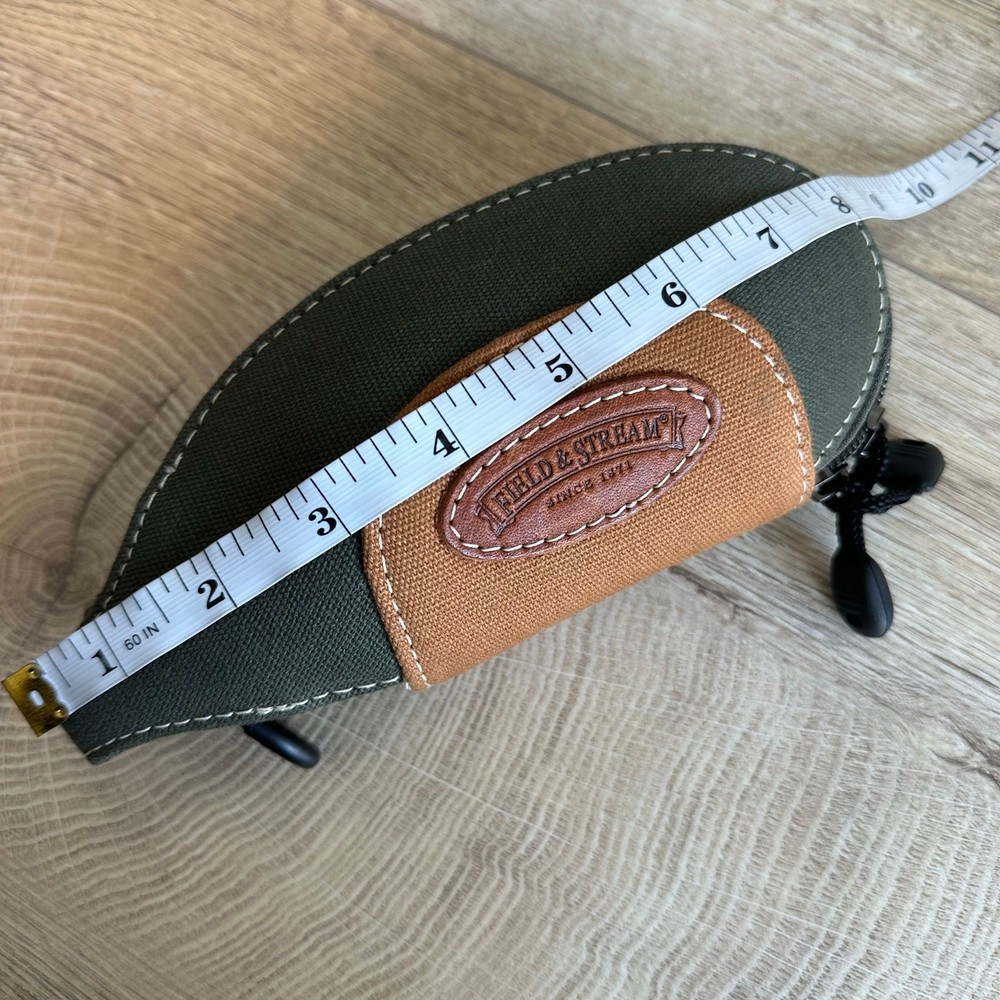 Field & Stream Hard Glasses Case Zip around Green