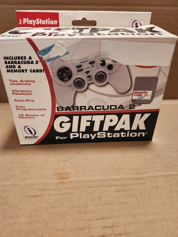 NEW Barracuda 2 giftpak for playstation (includes controller & memory card) NOS