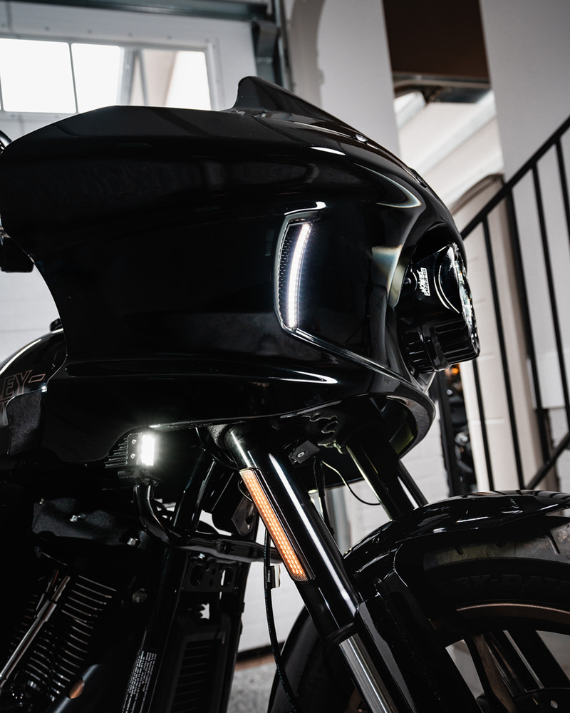 CUSTOM DYNAMICS CD-LRST-VENT-B Fairing Vent Lights Amber/White