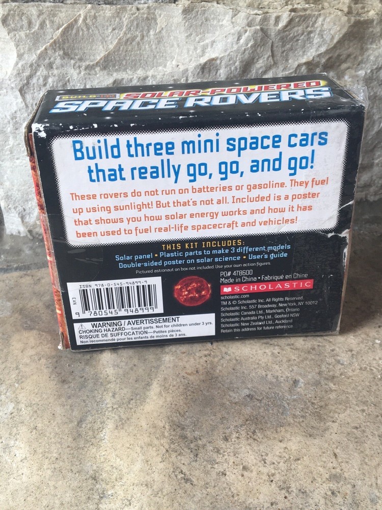 Scholastic Solar-Powered Space Rovers with Original Box Pre- Owned