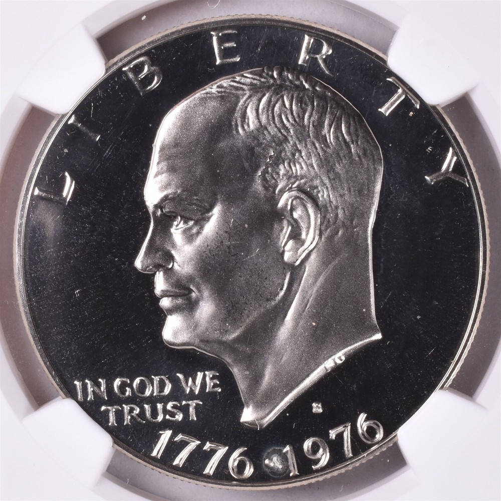 1976-S Eisenhower Silver Dollar - NGC PF68 CAMEO