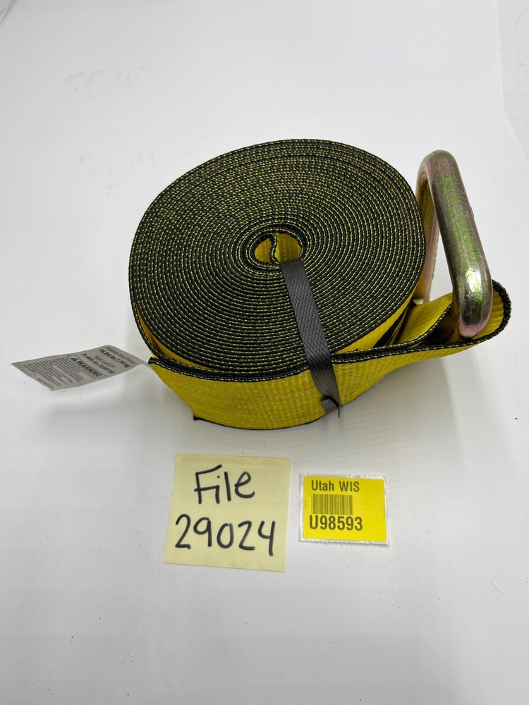 US Cargo Control Flat Hook Ratchet Strap MBS20000LBS 5,400 lbs Work Load Limit