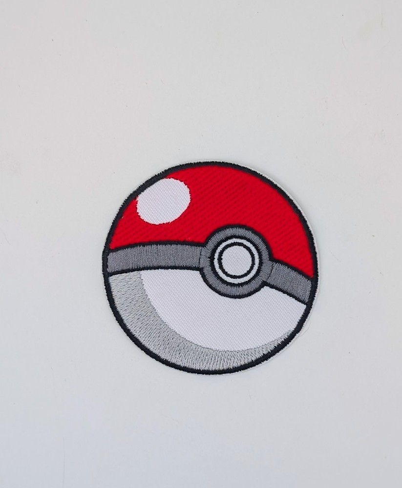 PokemonPokeball and Pikachu embroidered Patch